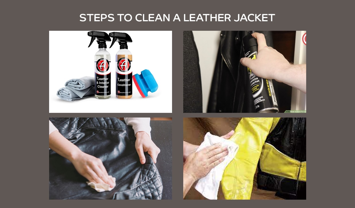 How to clean leather jackets at using leather cleaner