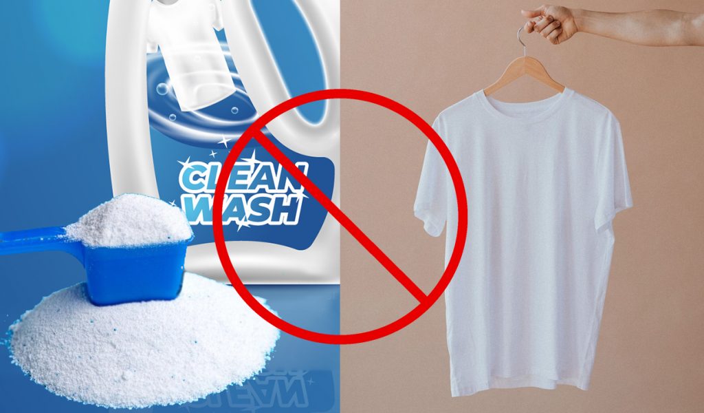 Extra detergent in laundry results in cleaner clothes is a myth