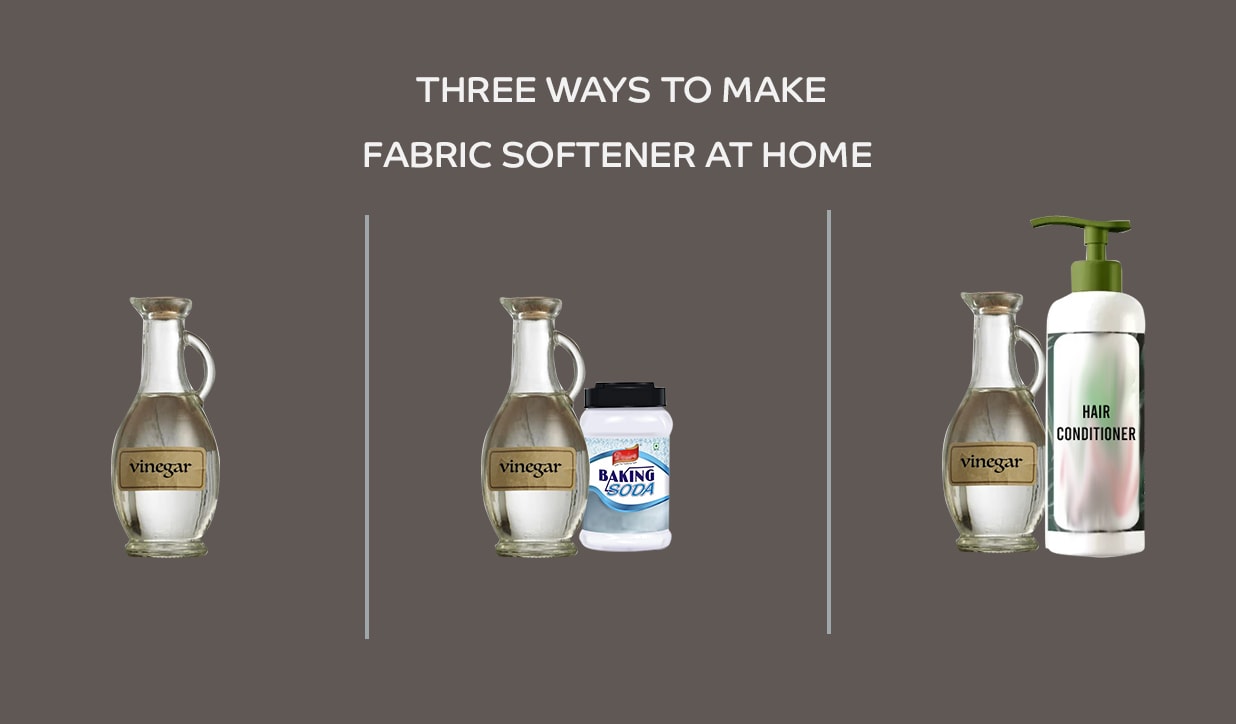 Use homemade fabric softeners in laundry