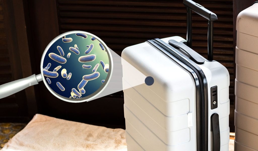 How to disinfect suitcase