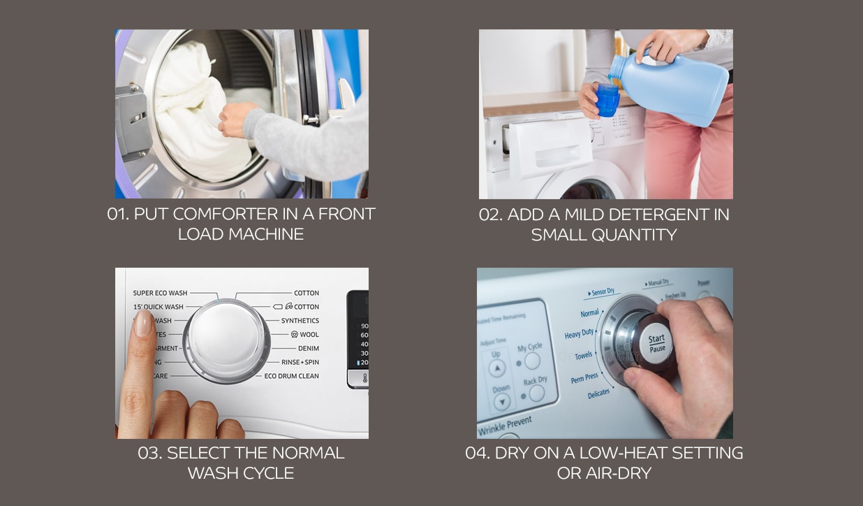 How To Clean A Down Comforter At Home