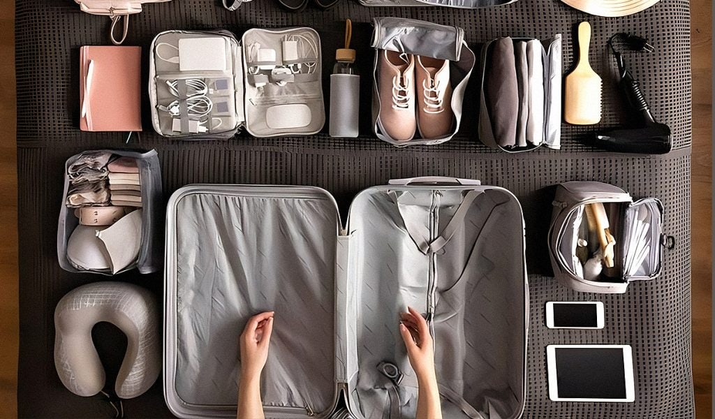 How to clean the suitcase from inside