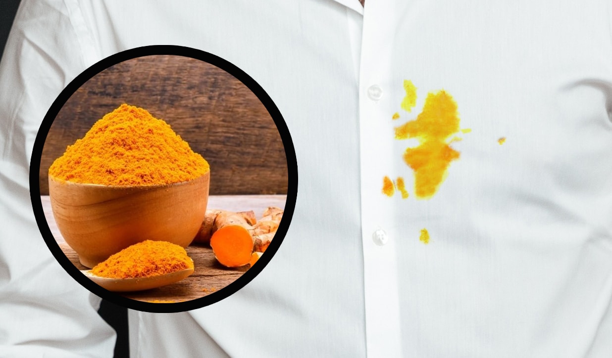 How to remove turmeric stains from clothes