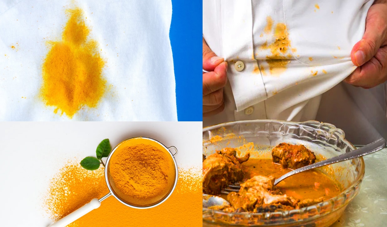 How To Remove Turmeric Stains From Clothes