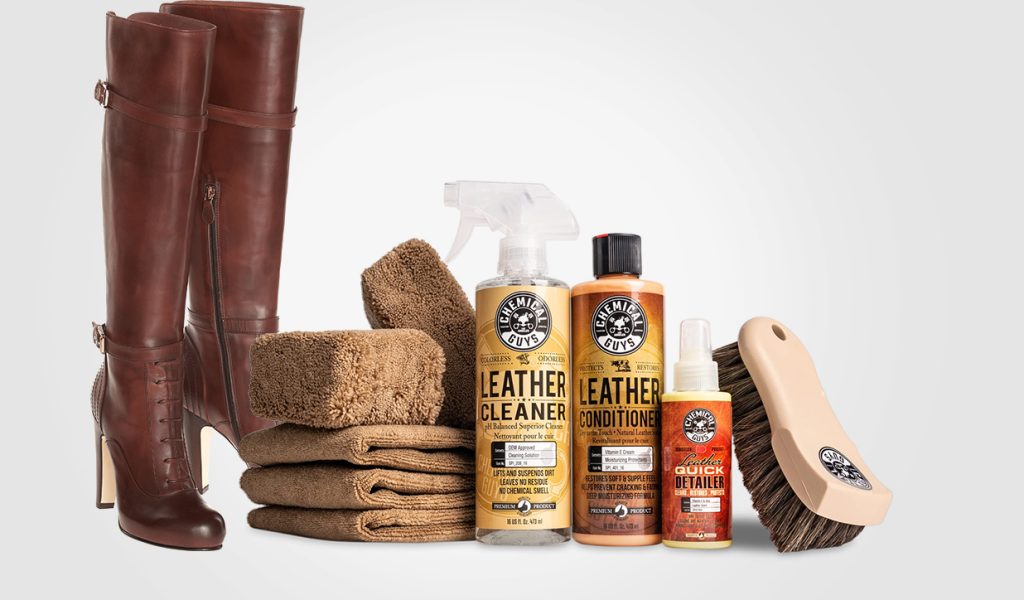 Steps to clean leather boots