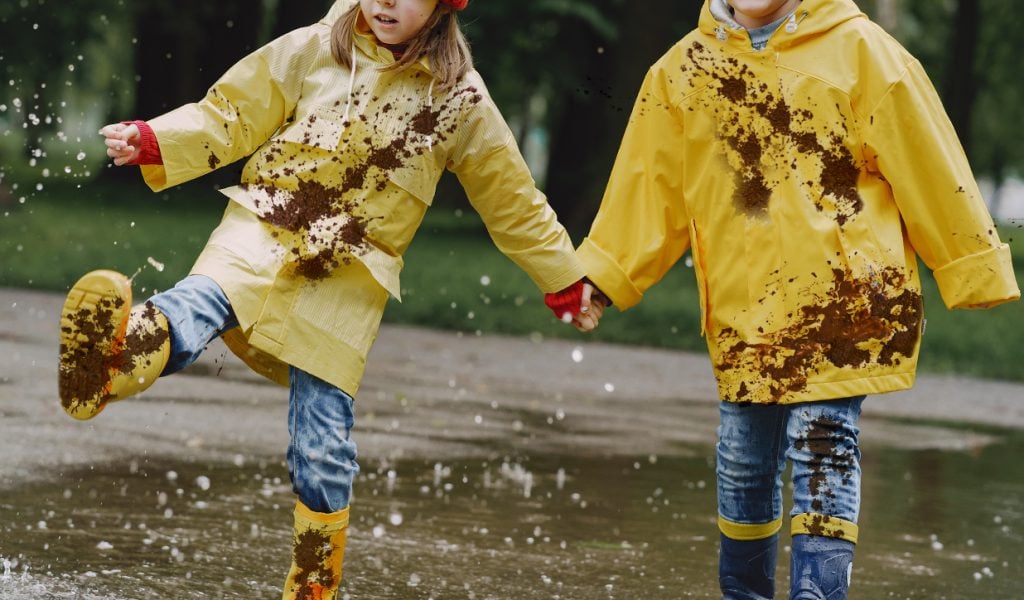 How to remove stains from a raincoat