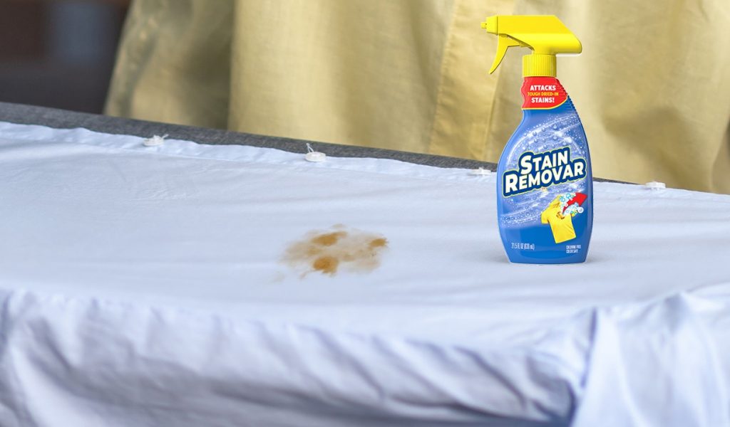 How to remove oil stain using commercial stain remover