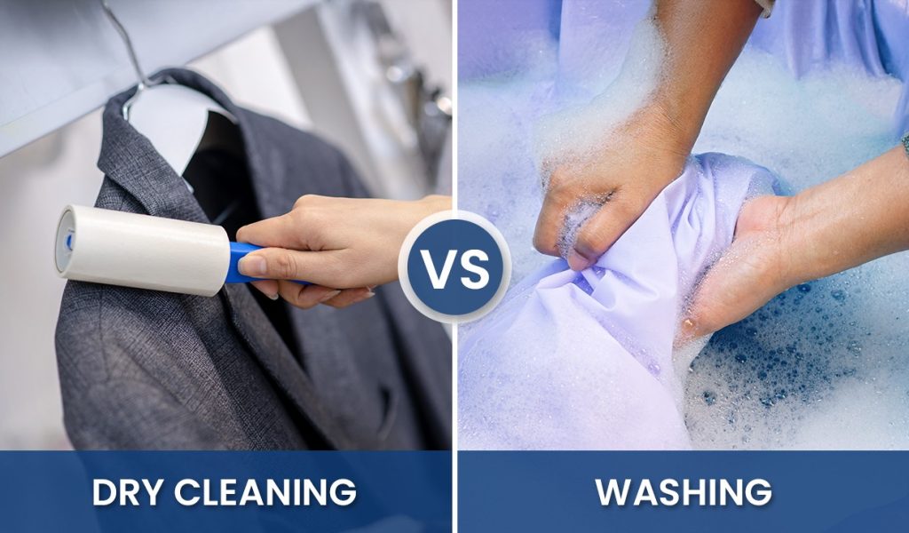 Difference between dry cleaning and washing