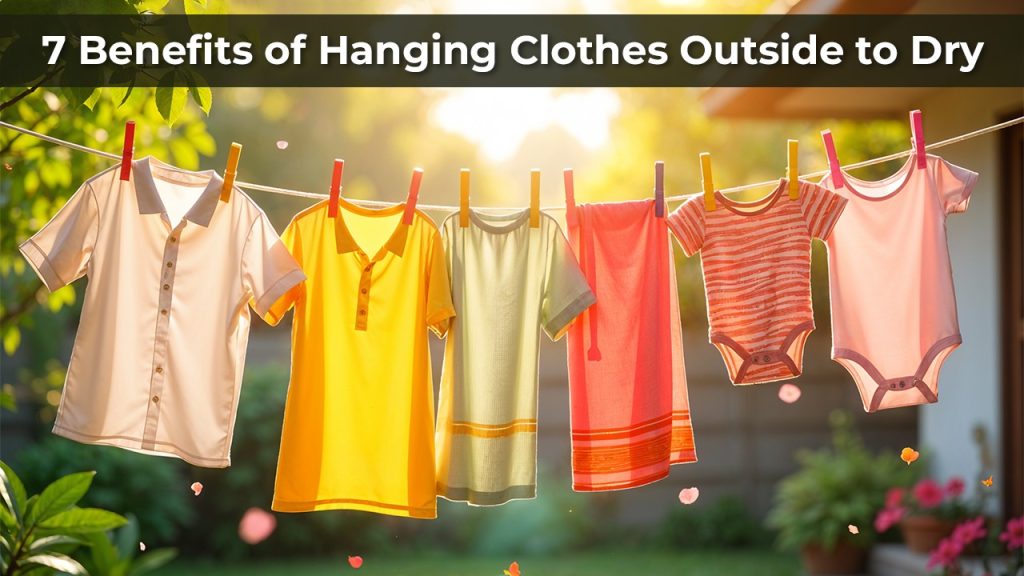 7 Benefits of Hanging Clothes Outside to Dry
