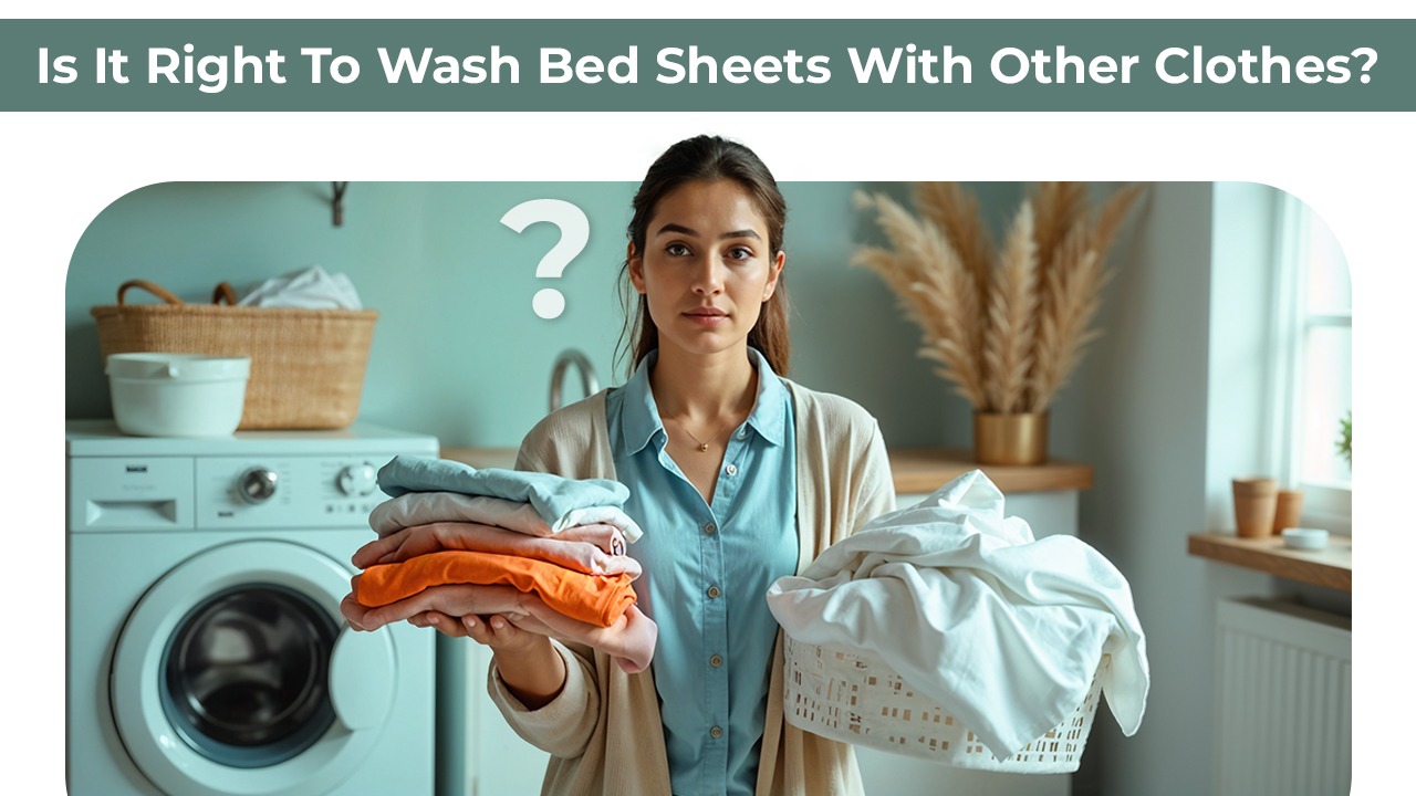 Is It Right To Wash Bed Sheets With Other Clothes?