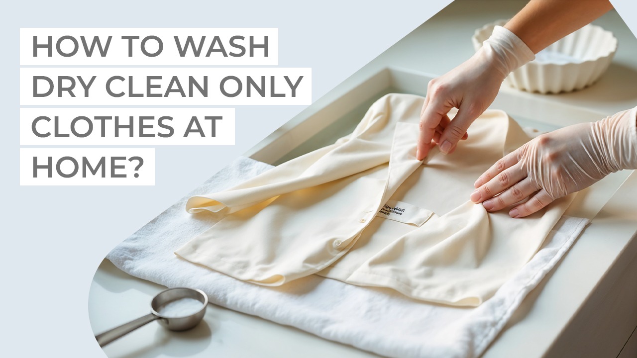 How to Wash Dry Clean Only Clothes at Home?