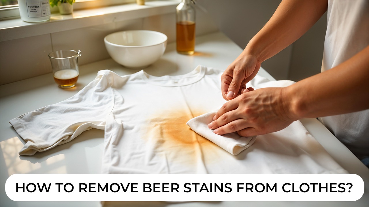 How to Remove Beer Stains from Clothes?