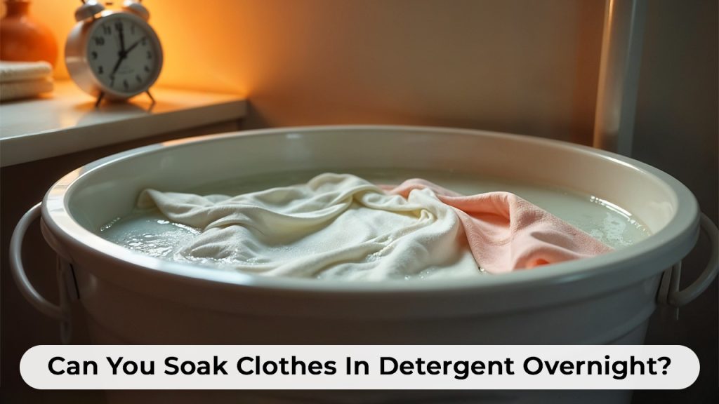 Can You Soak Clothes In Detergent Overnight?