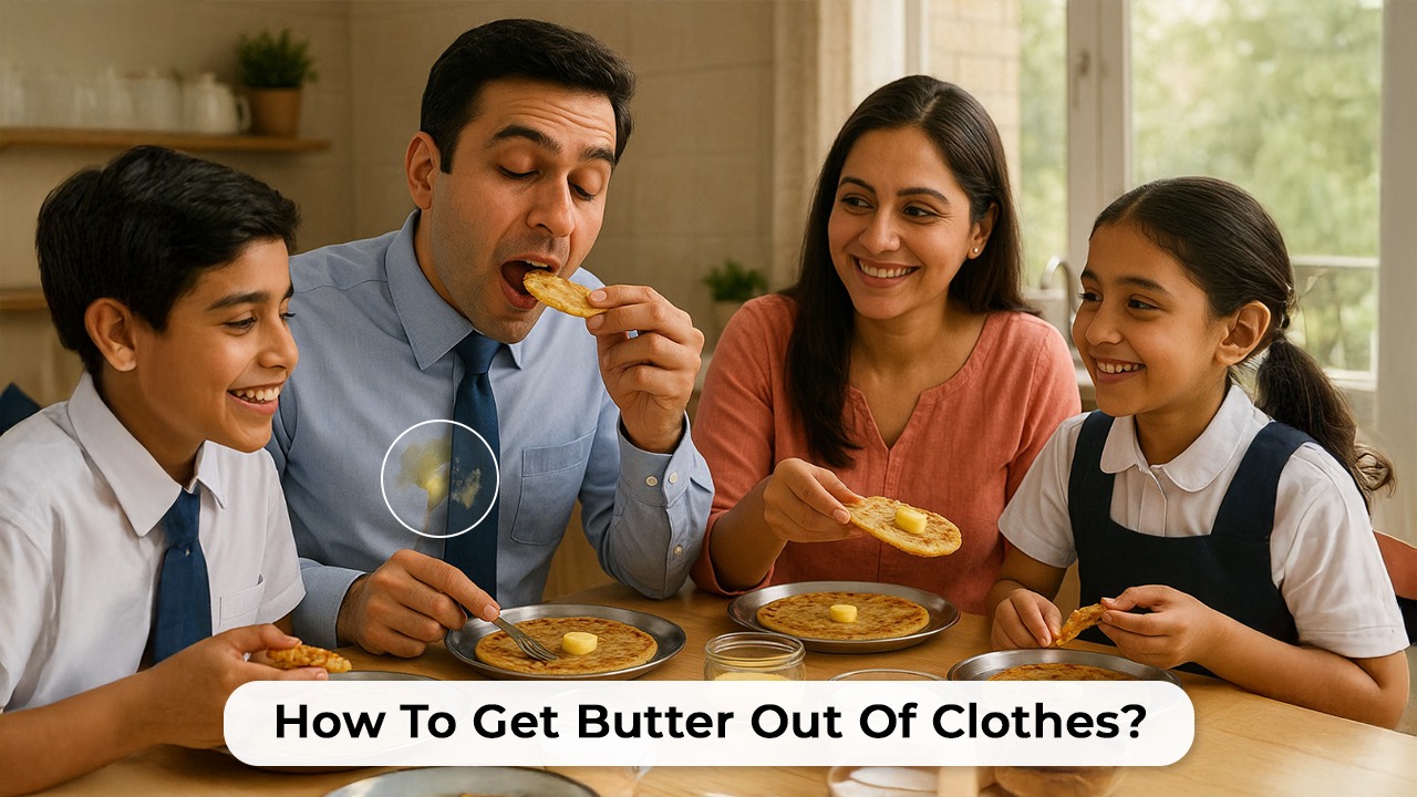 How to Get Butter Out of Clothes