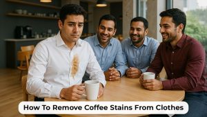 How to remove coffee stains from clothes?