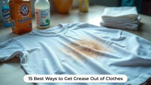 15 Best Ways to Get Grease Out of Clothes