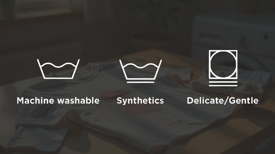 washing cycle symbols