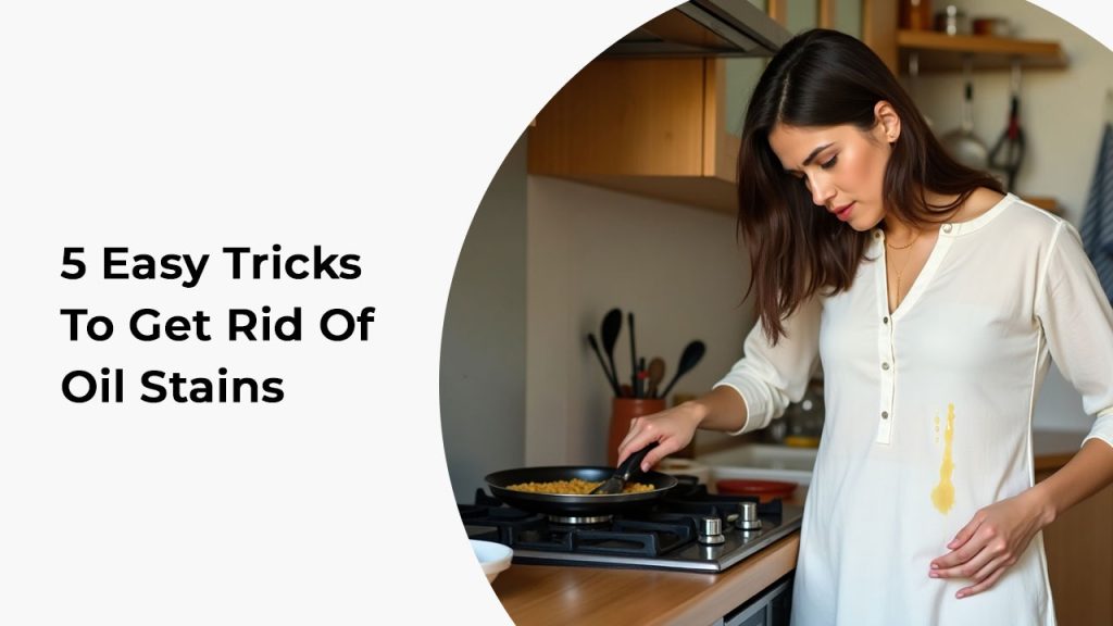 how to remove oil stains from clothes