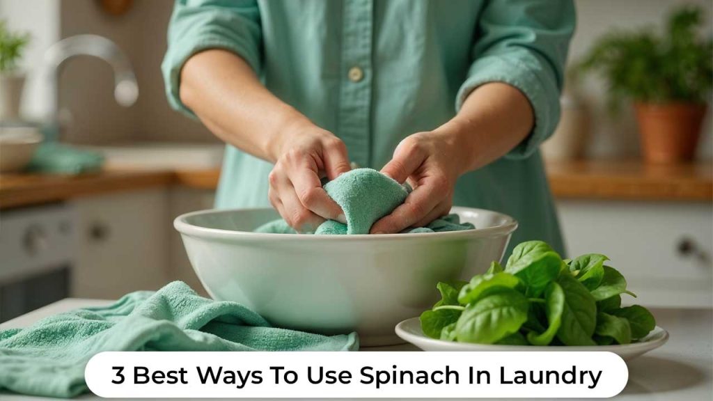 3 Best Uses Of Spinach In Daily Laundry