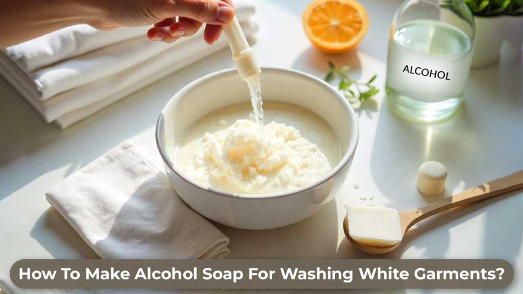 How to Make Alcohol Soap for Washing White Clothes