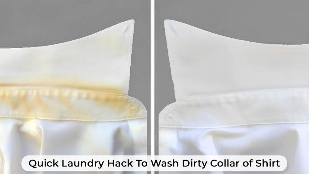 Quick Laundry Hack To Wash Dirty Collar Of Shirt