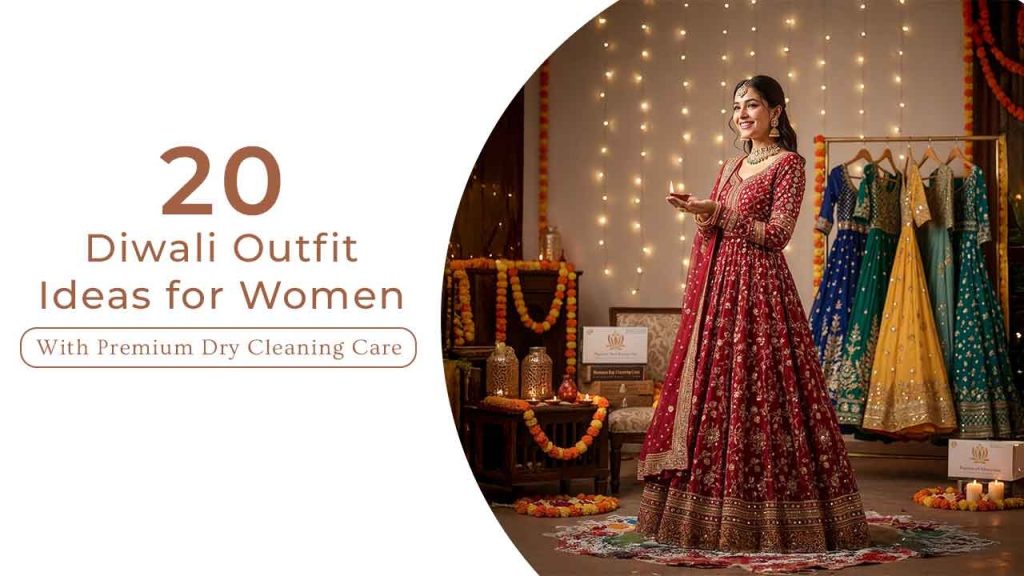 20 Diwali Outfit Ideas for Women with Premium Dry Cleaning Care