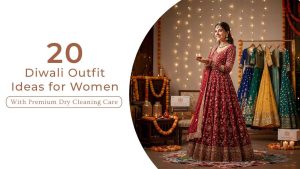 20 Diwali Outfit Ideas for Women with Premium Dry Cleaning Care