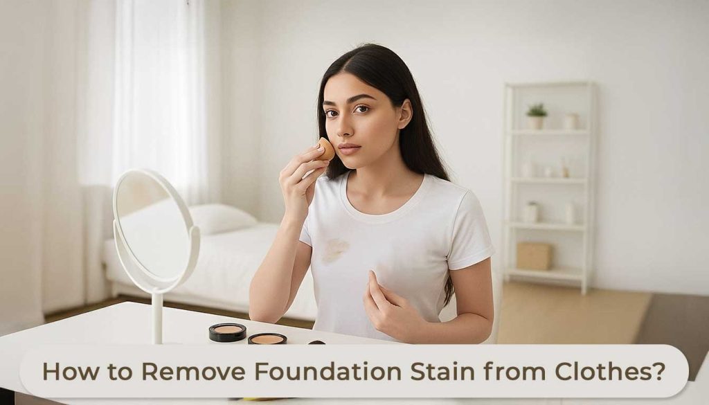 how to remove foundation stains from clothes