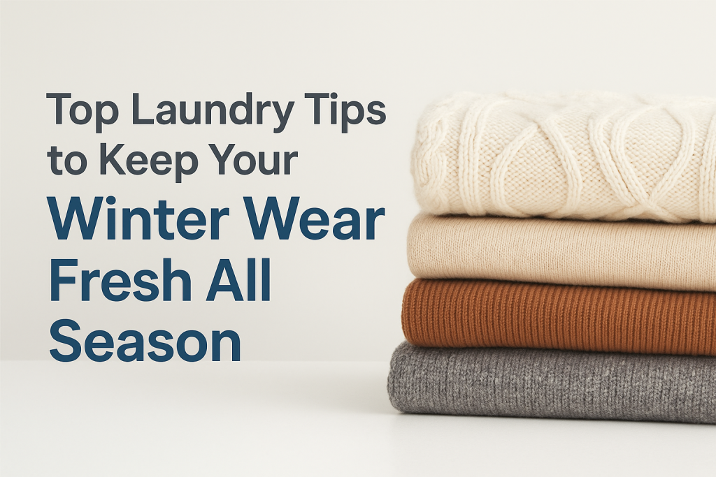 Top Laundry Tips to Keep Your Winter Wear Fresh All Season