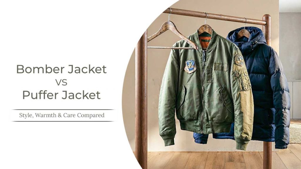 Bomber Jacket Vs Puffer Jacket