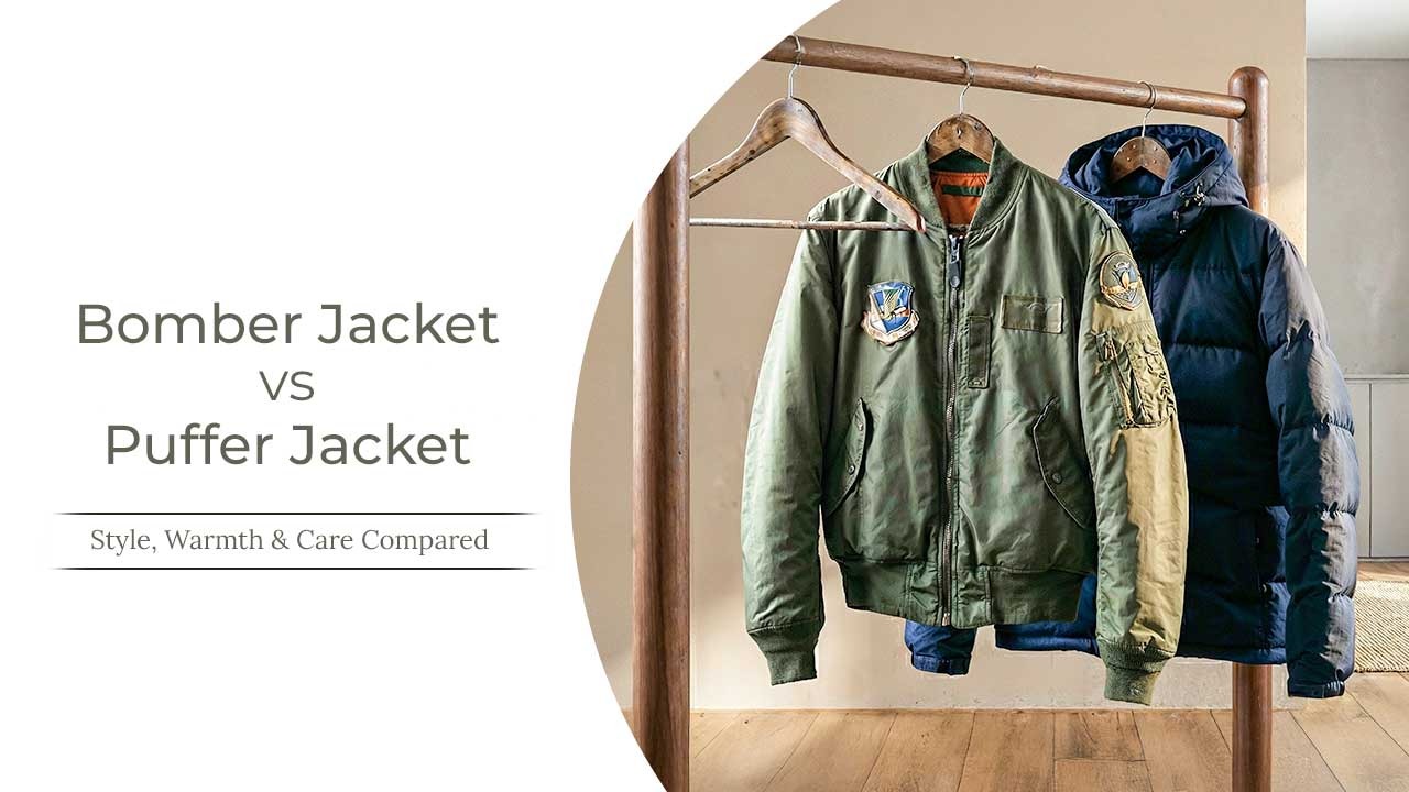 Bomber Jacket Vs Puffer Jacket