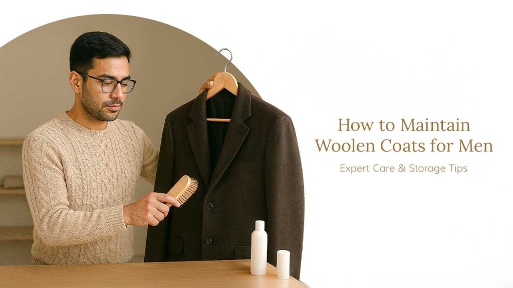 How to Maintain Woolen Coats for Men: Expert Care & Storage Tips