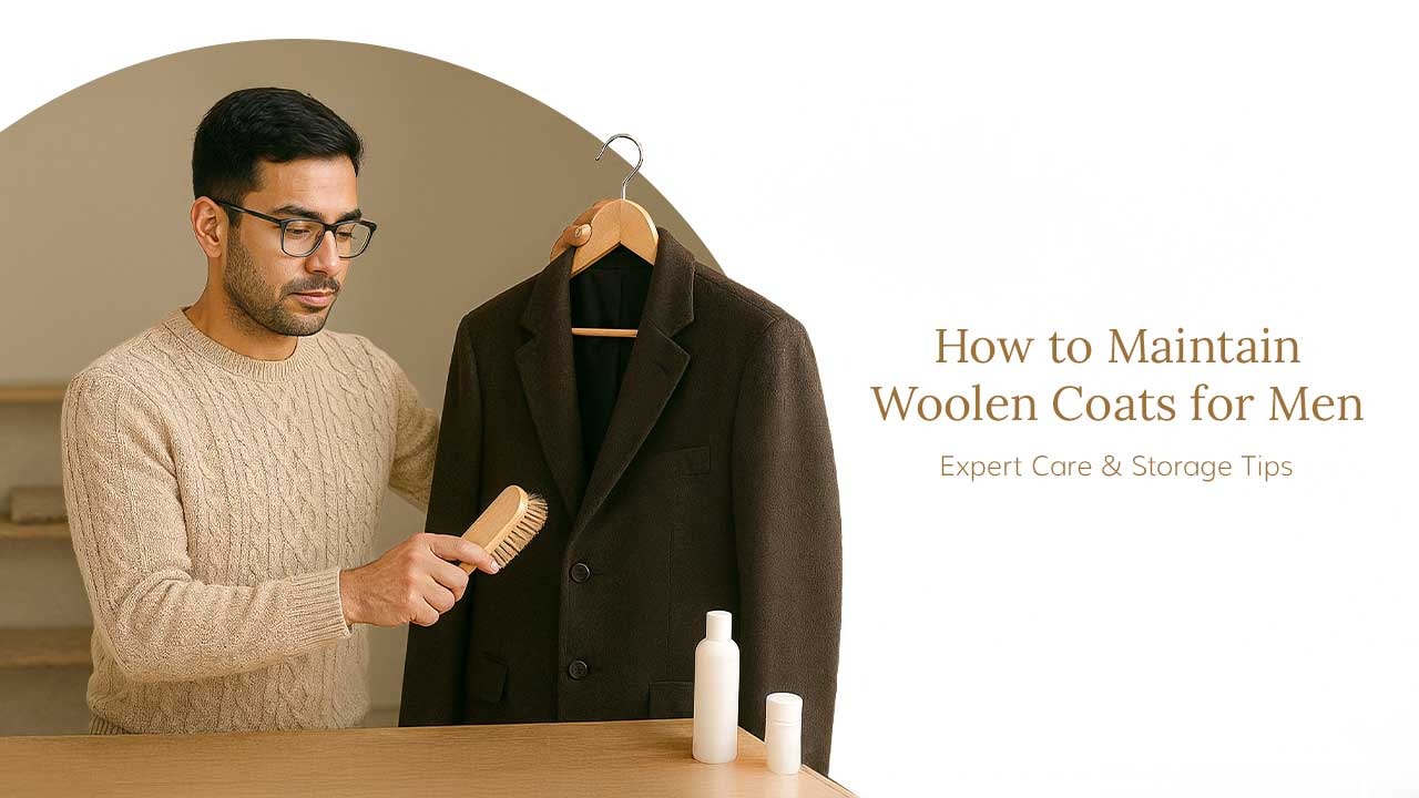 How to Maintain Woolen Coats for Men: Expert Care & Storage Tips