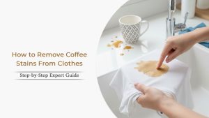 how to remove coffee stains from clothes