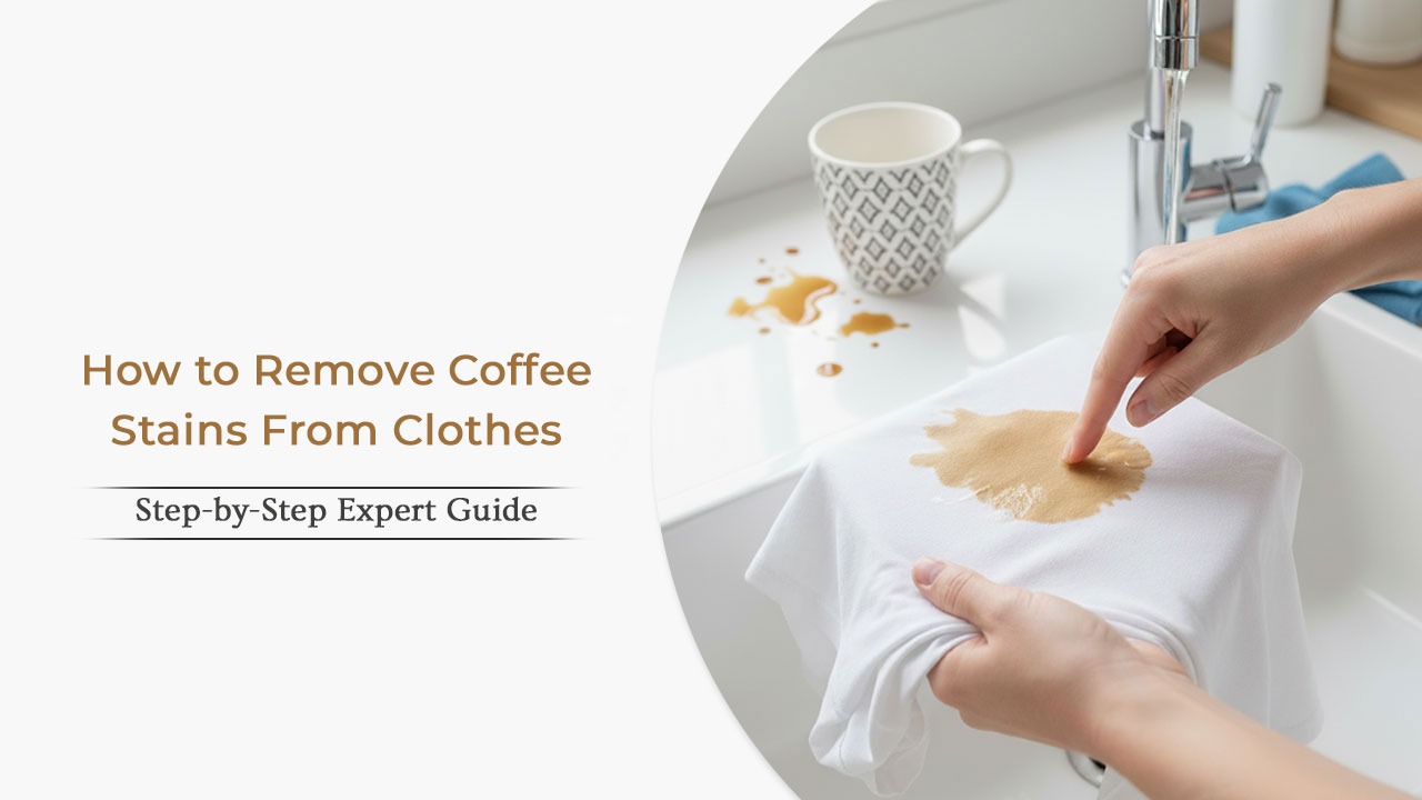 how to remove coffee stains from clothes
