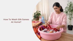 How to wash silk saree at home
