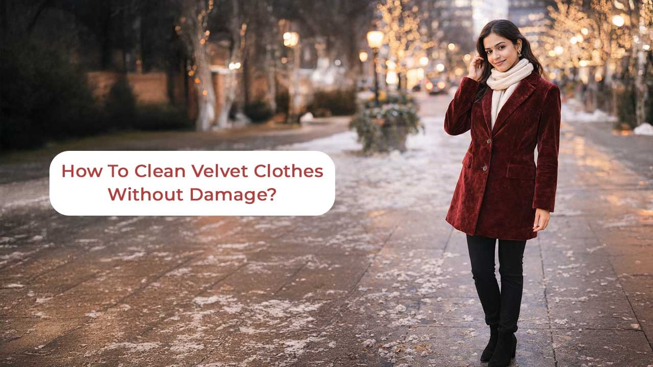 How to clean velvet clothes without damage