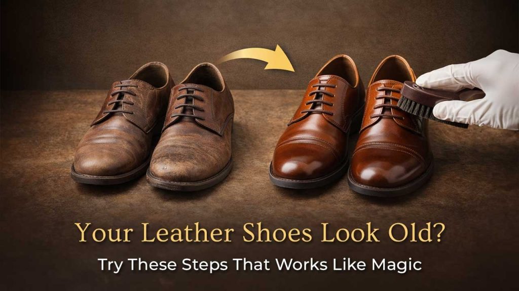 how to clean leather shoes?