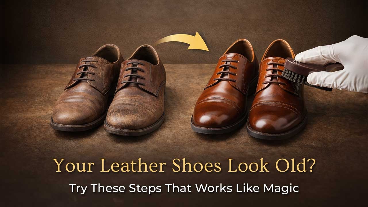how to clean leather shoes?