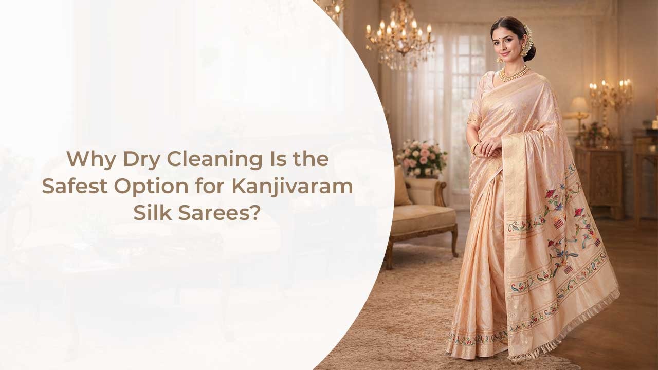 Kanjivaram Saree Dry Cleaning
